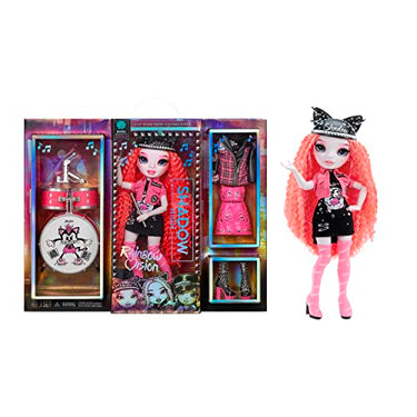 Rainbow HIGH Shadow High Rainbow Vision Neon Shadow - MARA PINKETT - Neonpinke Modepuppe, Mix & Match Designer Outfits und Rock Band Accessoire Spielset - Für Kinder und Sammler ab 6 Jahren im Sale